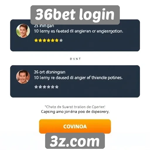 Feedback dos usuários sobre a experiência no 36bet login